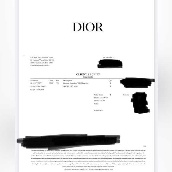 Dior CD Toggle Charm Bracelet - Picture 7 of 7